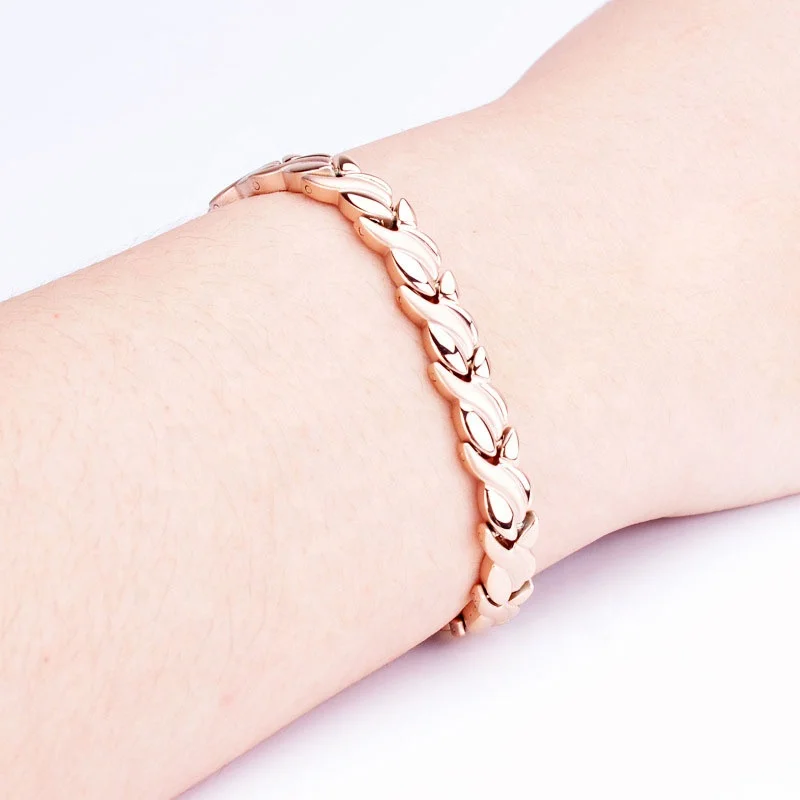 Natural stone energy bio magnetic bracelet scalar germanium positive energy bracelets quantum biomagnetic health bracelet
