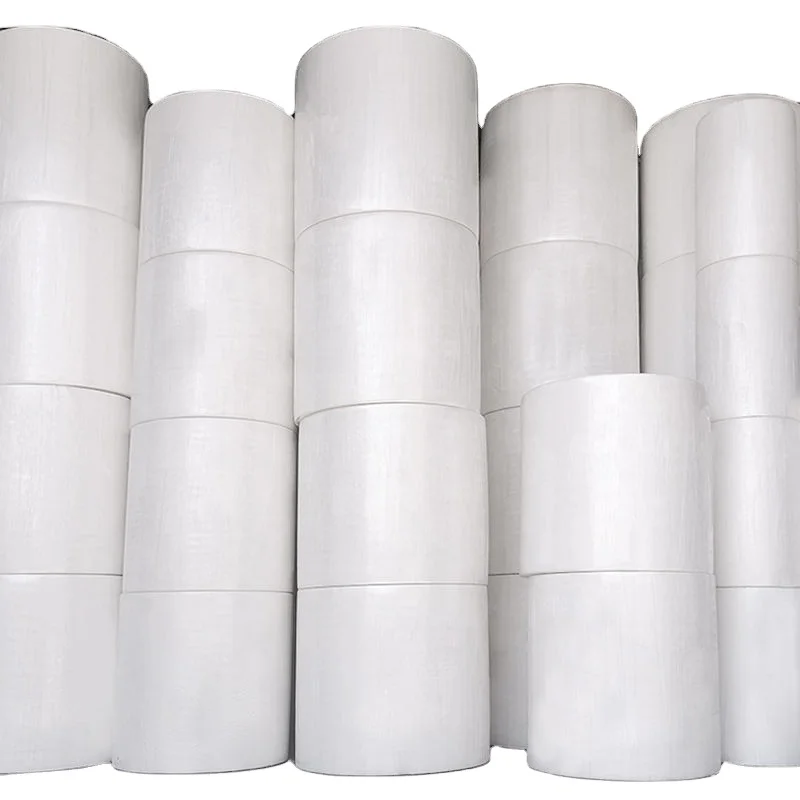 Wholesale toilet tissue paper raw material recycled bamboo virgin pulp big jumbo mother roll