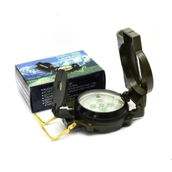 Multifunctional Compass Amy Green Waterproof Shakeproof Compass for Outdoor Camping Hiking