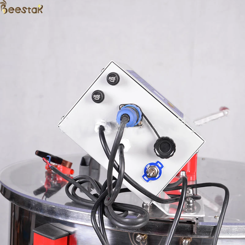 8 рамка Реверсивный радиальные пчелиный мед машинной обработки Электрический ручной переключатель 12V с тремя объективами мед экстрактор для продажи