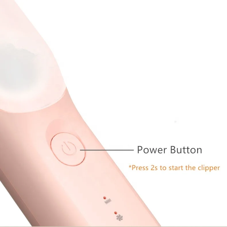 2022 Rechargeable Wireless Super Silent Suction Electric Baby Vacuum Hair Trimmer For Children With Ceramic Blade In Cheap Price