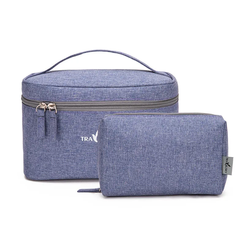 2024 Hot Sale Portable Custom Water-Resistant Make Up Cosmetic Bag Wholesale Customized Travel Hanging Toiletry Bag