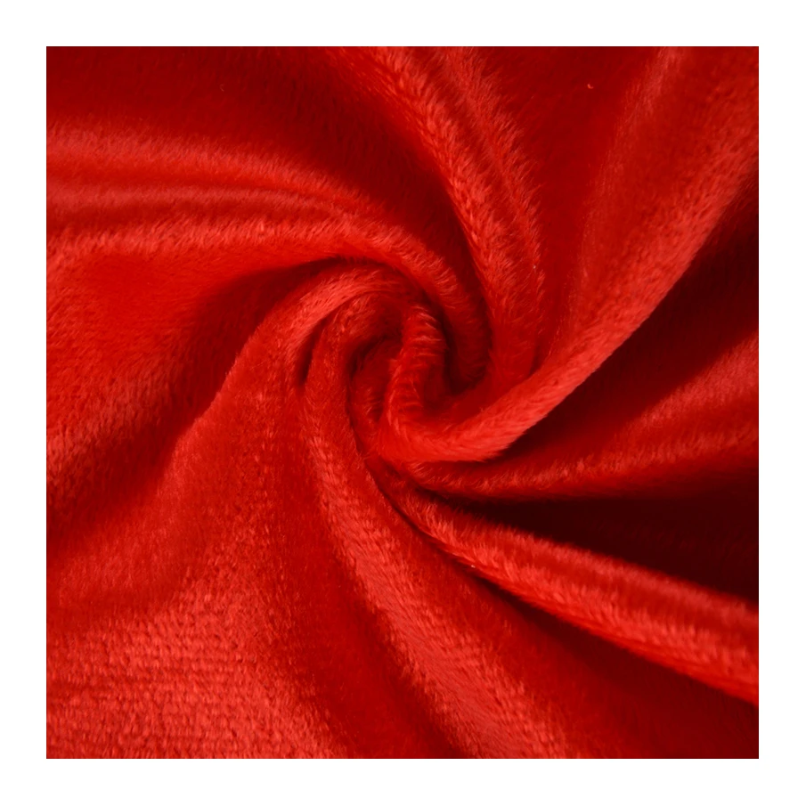 Muiti Colors 1.5Mm 165Gsm Velour Doll Cloth Fabric Soft Velboa Fabric