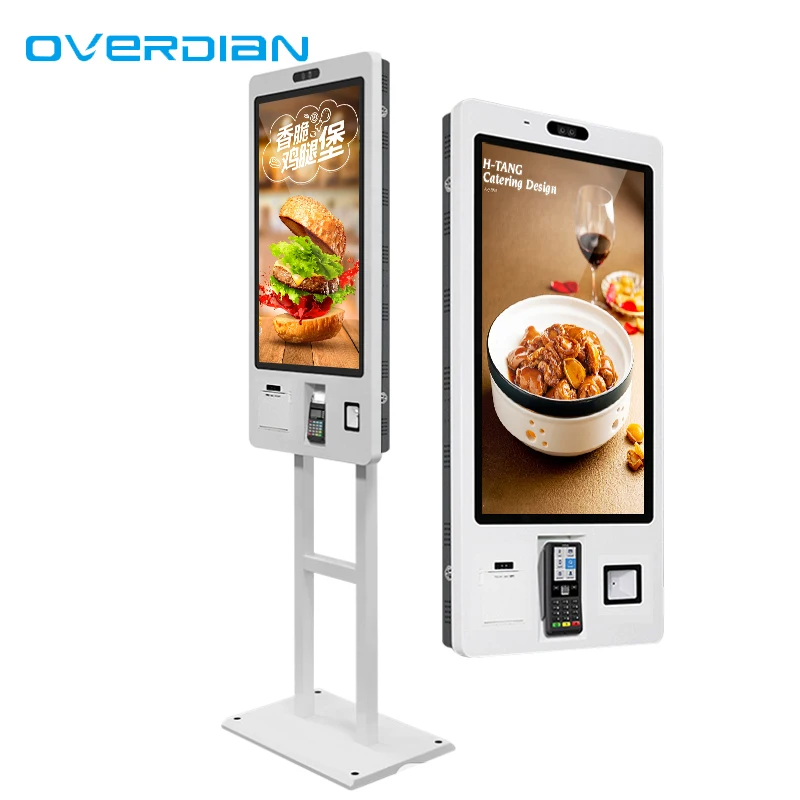 24 Inch Automated Self Ordering Kiosk With Android Os By Touch Screen For Retail, Restaurant , Faster Food