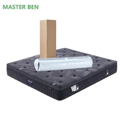 New Designs Custom Bed Single King Hotel Euro Top Pocket Spring Mattress Pads