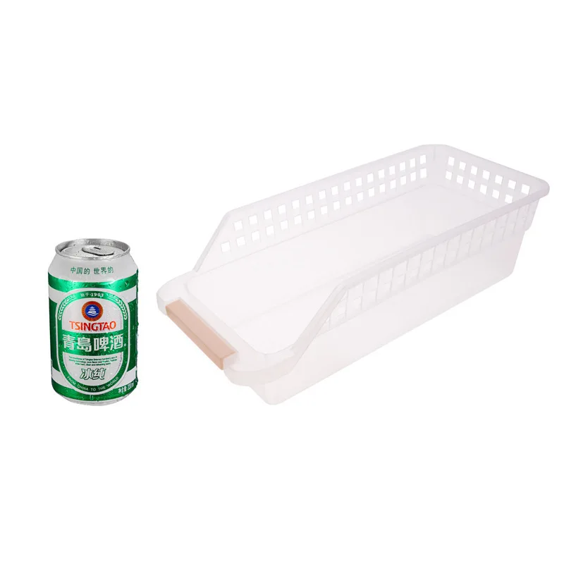 U01 Storage Frozen Food Sorting Box Refrigerator Storage Box Kitchen Drain Refrigerator Storage Basket