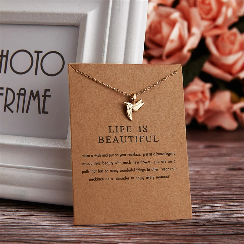 Fashion Sun Necklace Clavicle Chain Sunlight Pendant Necklace With Message Card Friendship Dainty Gold Silver Jewelry Wholesale