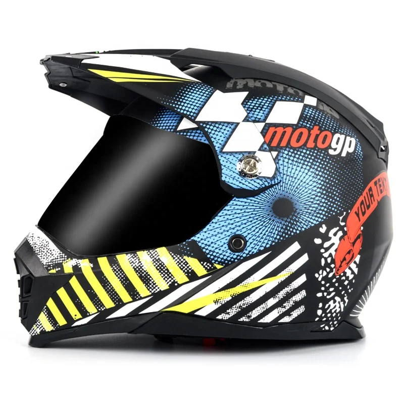 Мотоциклетные Полнолицевые Шлемы Wejump с двойными линзами мотоциклетные защитные колпачки сертификация DOT &