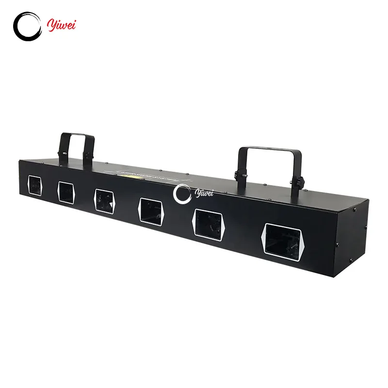 Full Color 6 Eye RGB 3in1 Laser Beam Light bar for Professional Stage Events Studio DJ Night Clubs Pubs Bars Party