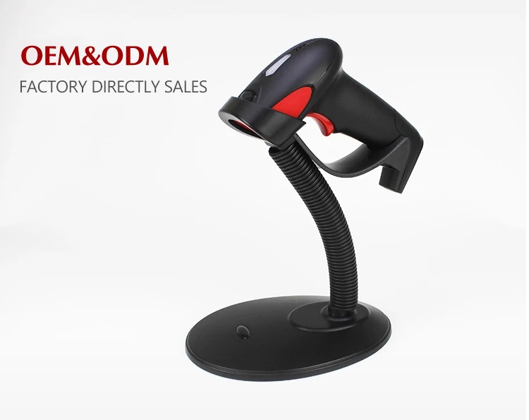 Китай поставляет проводной считыватель штрих-кода 1D лазерный USB сканер для супермаркета