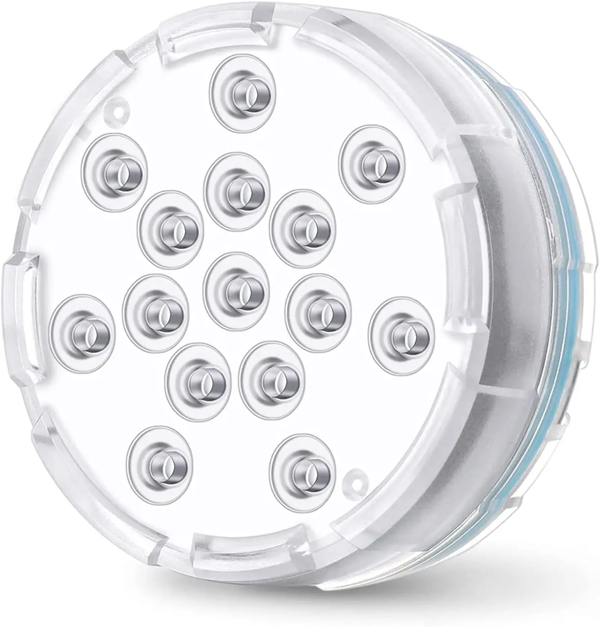 Factory Price Round Submersible Led Swimming Pool Light Battery Powered Underwater Fountain Waterproof Colorful Lights