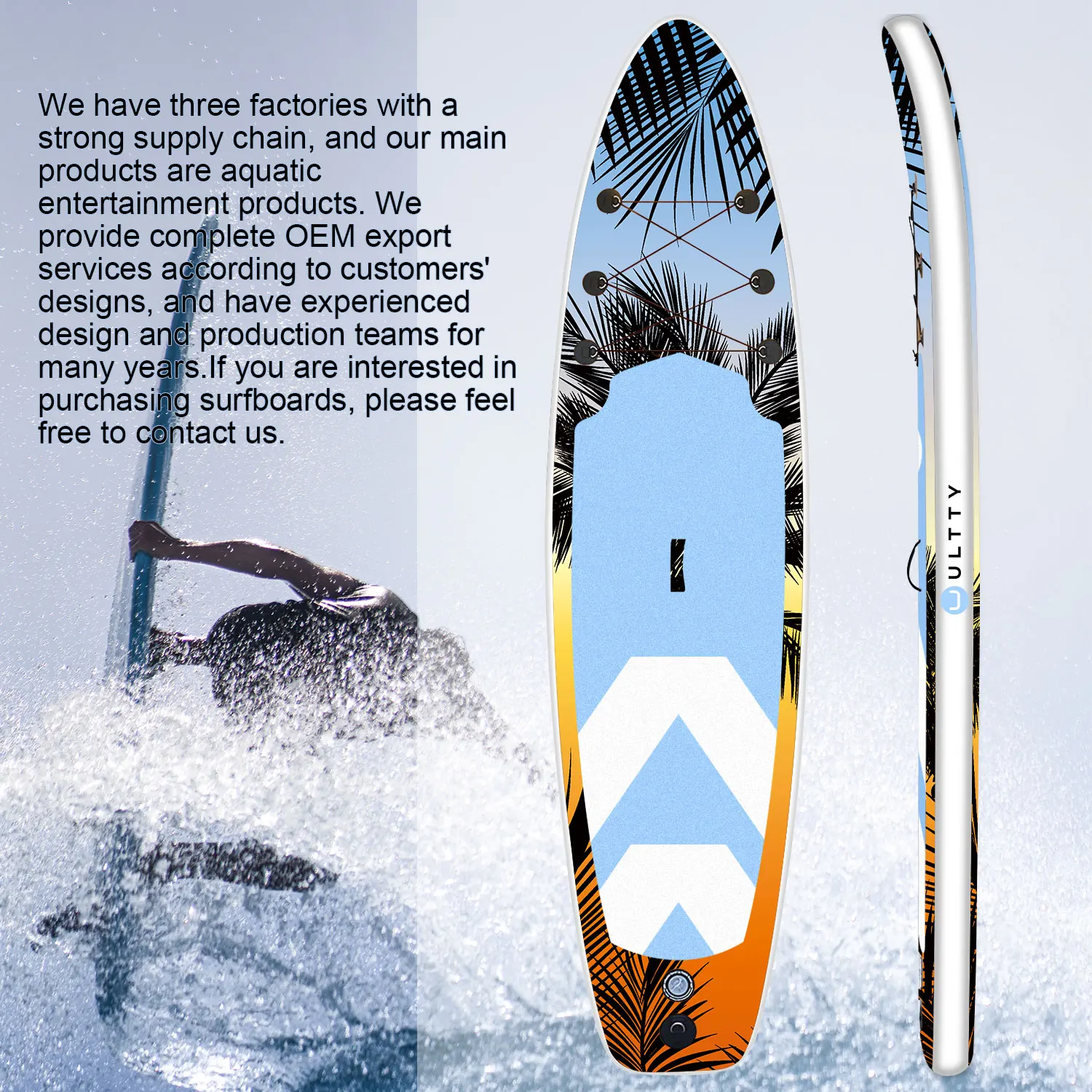 ULTTY Hot Selling Surf Board Stand Up Paddle Bord Surfboard Surfing Isup Sup Inflatable With CE Certificate