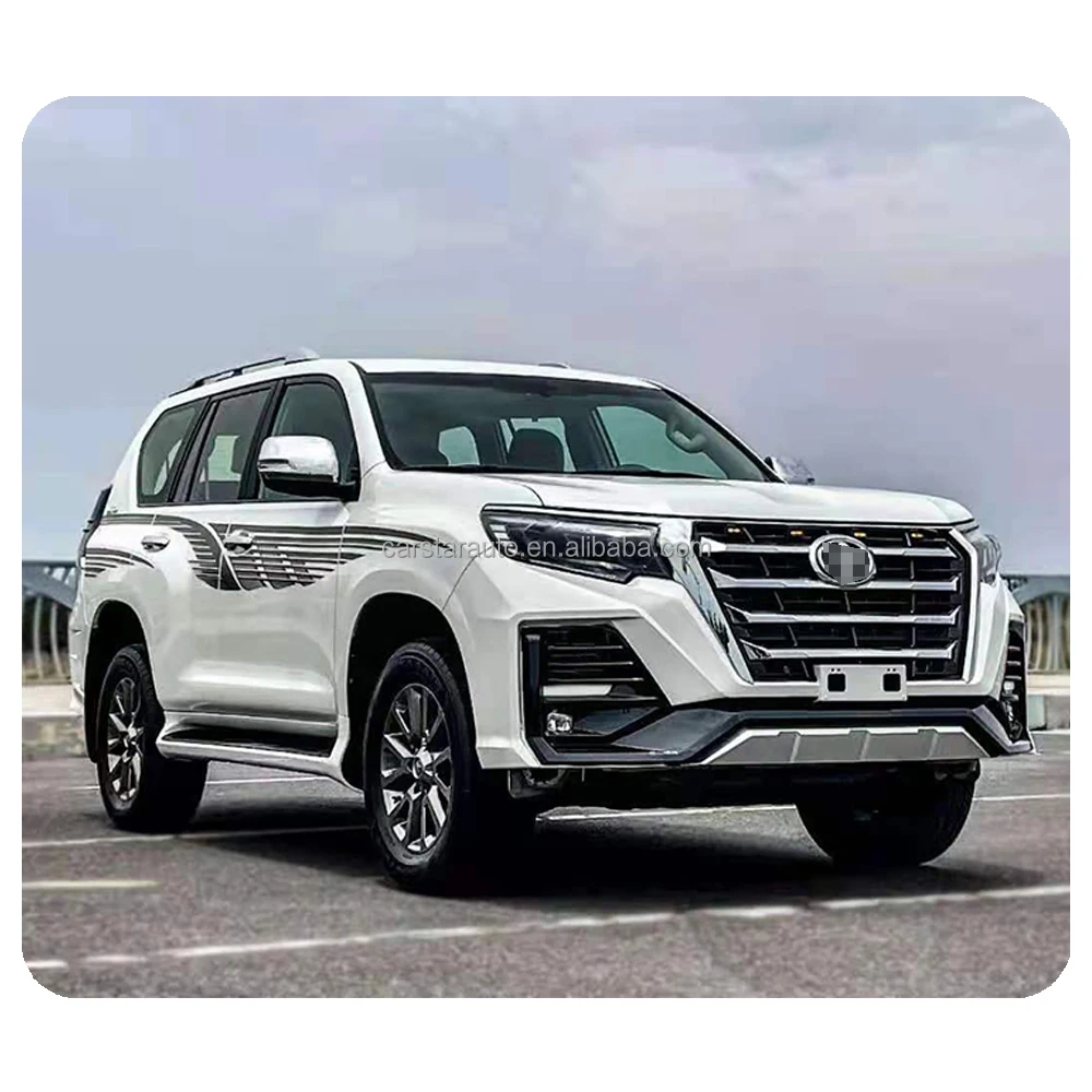 auto parts Body kit For Toyota Land Cruiser Prado 2011-2018 Upgrade To Prado 2022 Police-man style Bumper head lamp rear lights