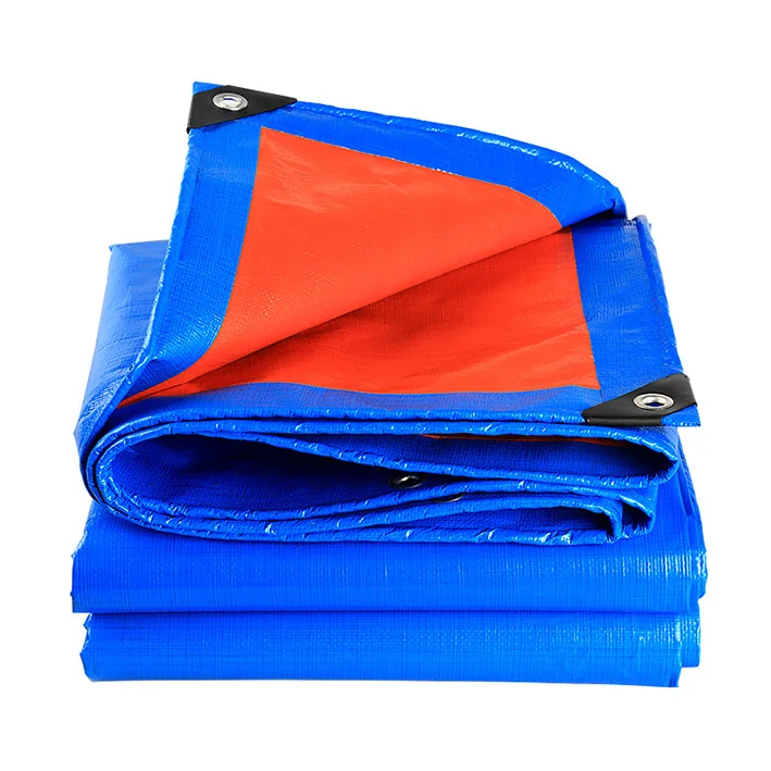 Blue Light Weight PE Tarpaulin Waterproof Dust-proof PE Tent Cloth For Cover