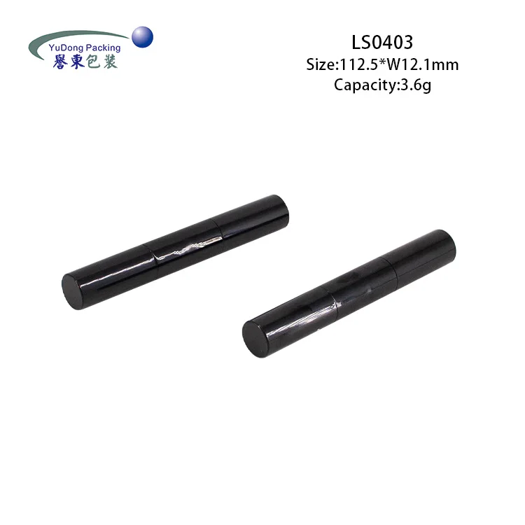 Wholesale cosmetic packaging design abs double side lipstick tube