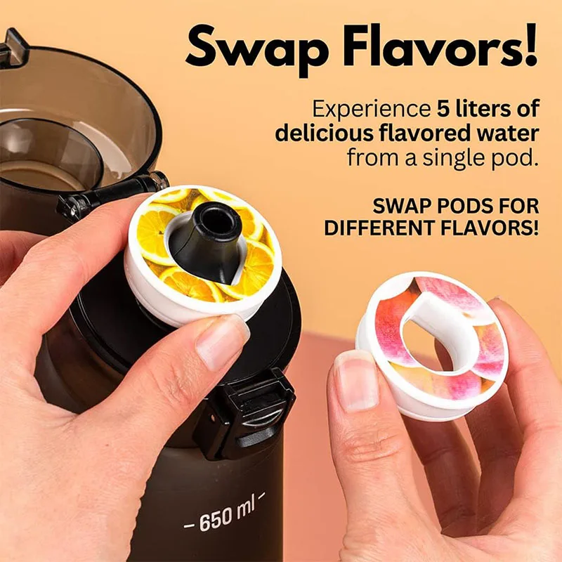 Flavoring Pod Air Scent Fruity Sprite Cola Whisky Milk Coffee Air Pod Water Drink Bottle Air Flavored Scent Up Flavour Pod