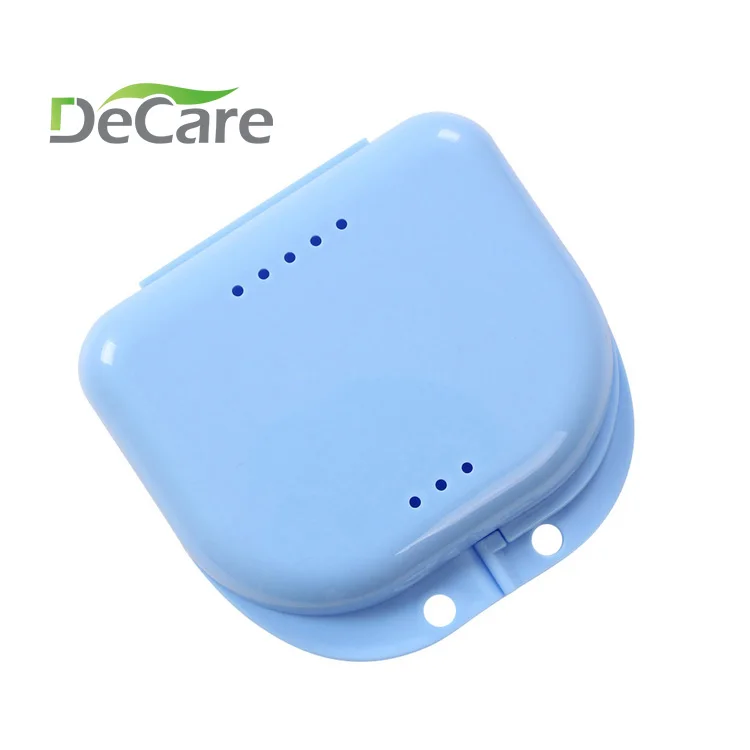 Imitate Teeth Orthodontic Case Dental Retainer Mouth Guard Denture Storage Plastic Box Oral Hygiene Supplies Organizer