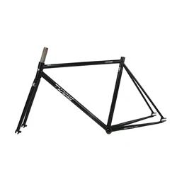 Other Bike Tsunami Frameset 700C Red Color Single Speed Bike Steel Frame for Racing Bike