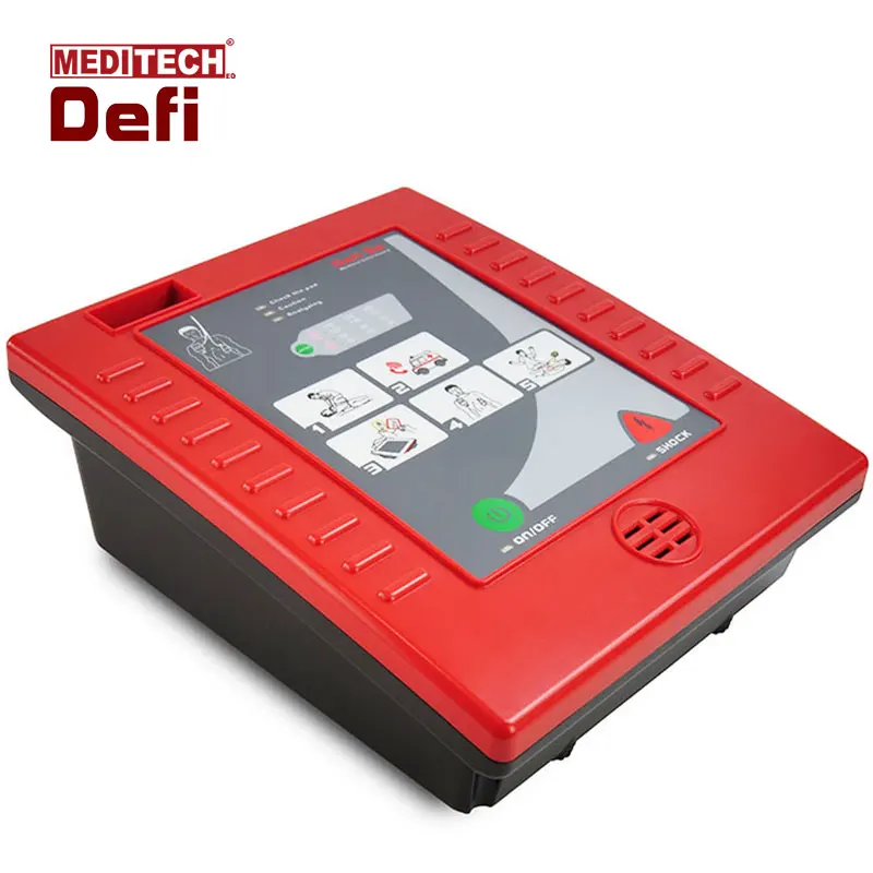 Профессиональный производитель с сертификатом CE Бифазный Автоматизированный внешний дефибриллятор Портативный AED переносным чехлом