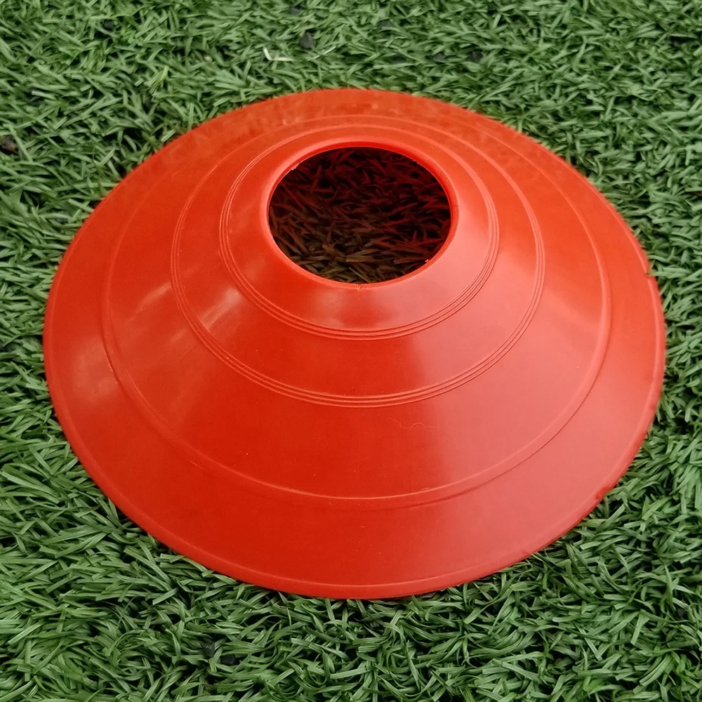 Outdoor Roller Skating Field Training Soft Small Domes Custom White Sport Cones