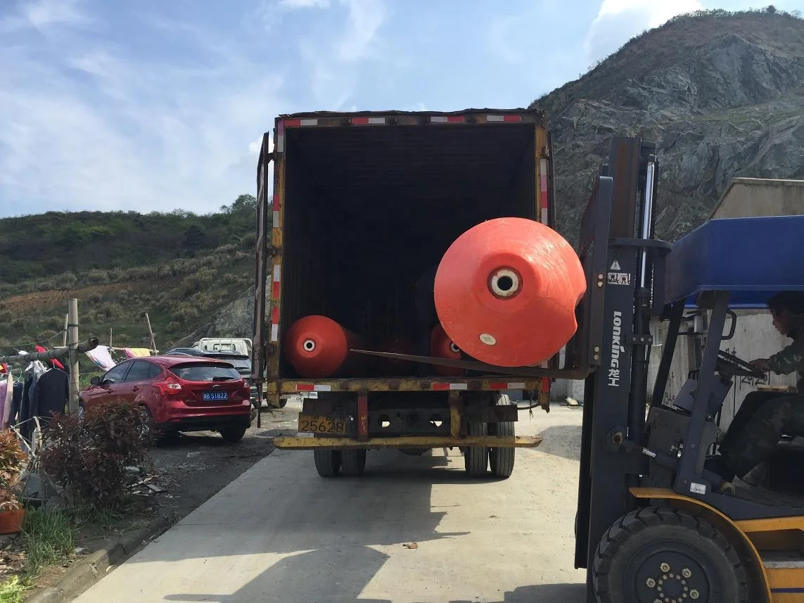 Marine surface barriers float Floating Barrier Floater Buoys foaming inside