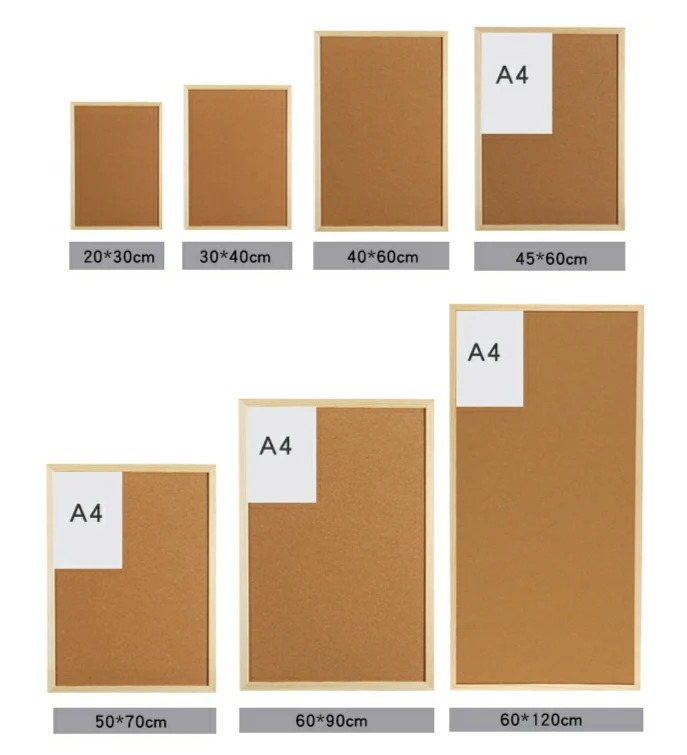 
Classical wood frame Cork board,wall decorative bulletin board 18 X 24 inches 