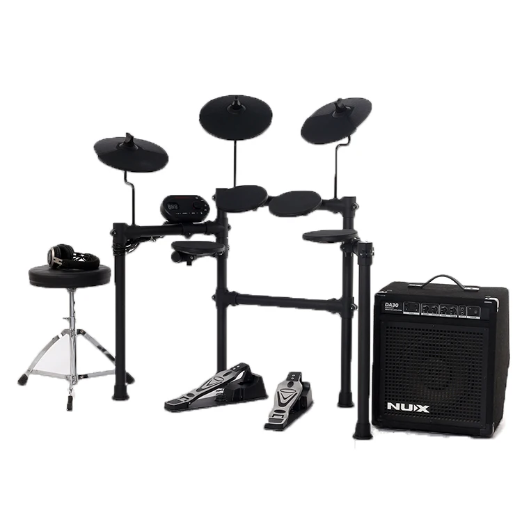 iWord Professional MIDI Digital Electronic drum set kit Stereo headphone