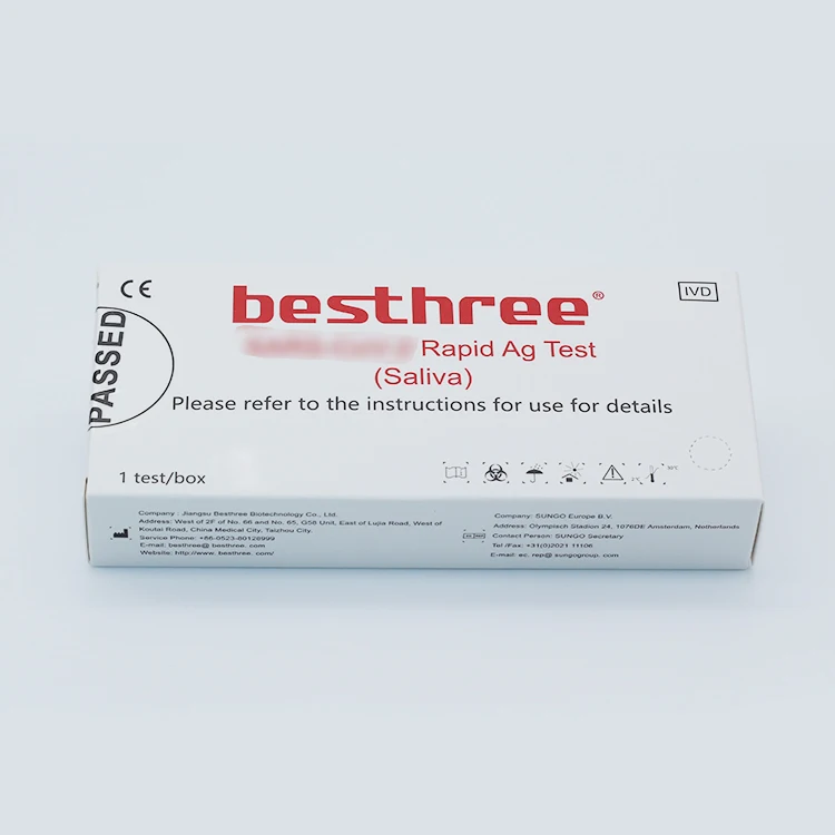 
Cheap Price Best Quality China Jiangsu Saliva Test Kit Antigen Rapid 