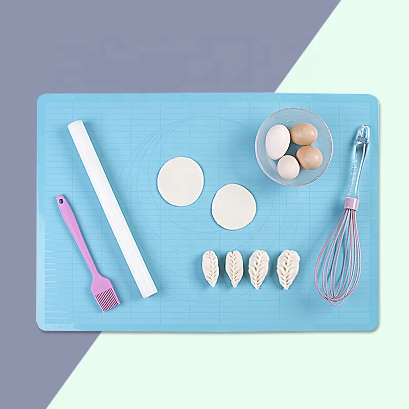 non-stick baking & pastry multipurpose pad silicone dough roolling non-slip pastry extra large with measurements kneading mat