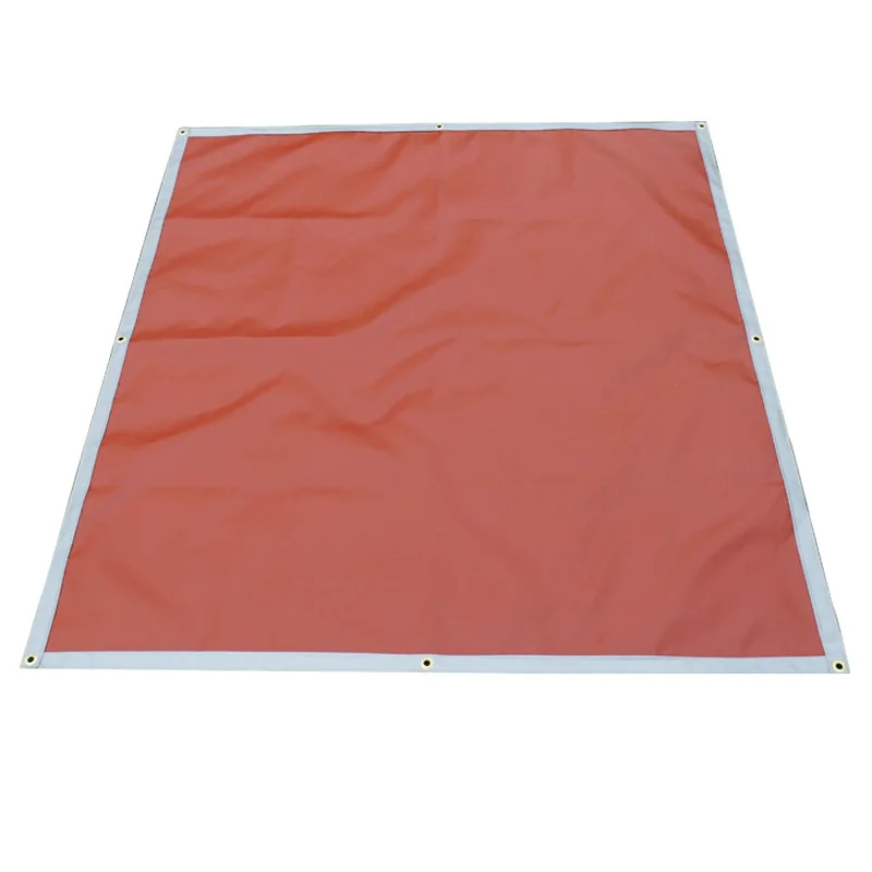 90*90 150*170 Under Fire Pit 3 Layers Double Sided Pad Reflective Edges Fire Proof  Charcoal Grill Deck Patio Fire Pit Mat