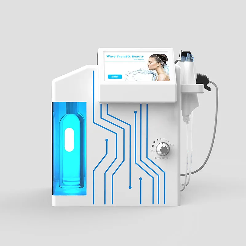 Factory direct sale Multifunctional water oxygen skin care device nano oxygen gun removes grease   Commercial