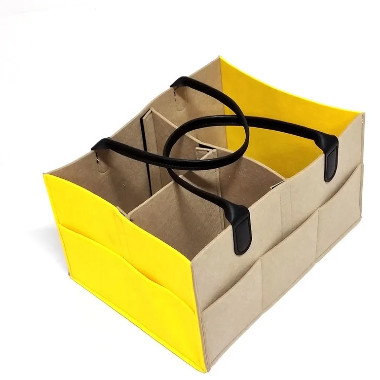 wholesale portable felt organizer baby caddy felt diaper bag