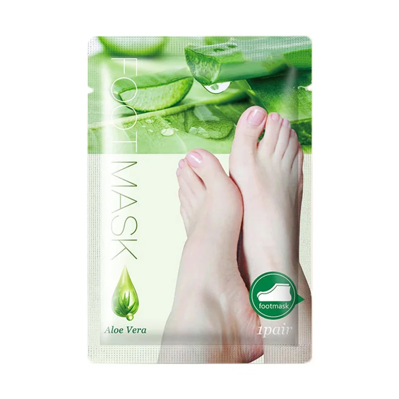 Foot care anti peeling plantifique aloe vera collagen exfloliating foot mask moisturizing callus remover feet peel mask