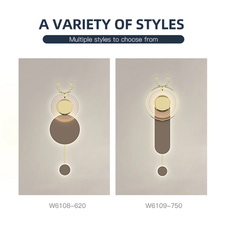 Nordic Modern Style Art Design Home Hotel Bedroom Lighting Surface Mounted Indoor Led Wall Lamp