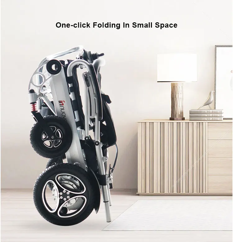 China Factory Directly Sale Lightweight Folding Wheelchair Electric Wheelchair