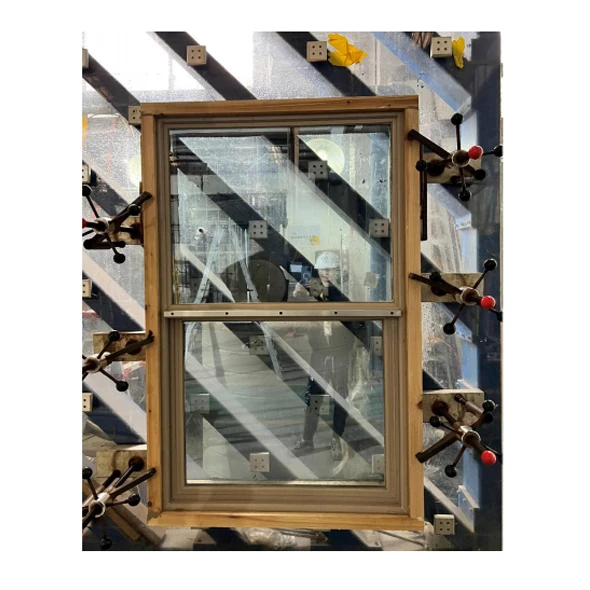 UPVC windows single hung double hung windows with grill design and mosquito net