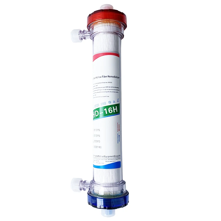 Manufacturer best price hemodialysis hollow fiber high flux low flux dialyzer
