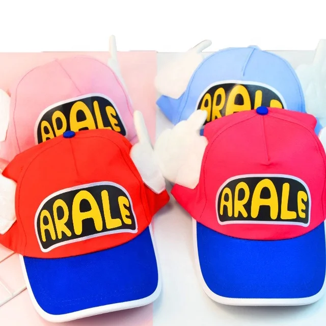 Manufacturers wholesale a variety of colors fashion cute five-panel Arale sun hat angel ears duck tongue baseball cap