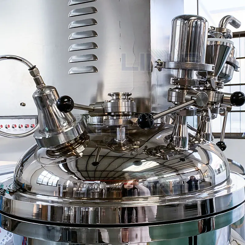 CE certification vacuum emulsifying mixing machine high viscosity menthocamphorate cooling ointment homgenizer mixer