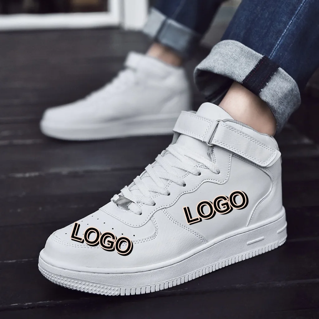 
Two pairs of customized LOGO wholesale men women couple shoes zapatos casuales caballeros pvc injection shoe 
