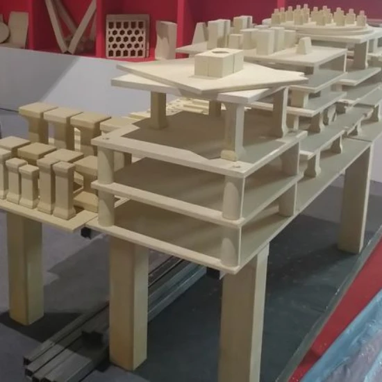Mullite Cordierite Plain Batt Refractory Kiln Furniture for Ceramic Manufacturer