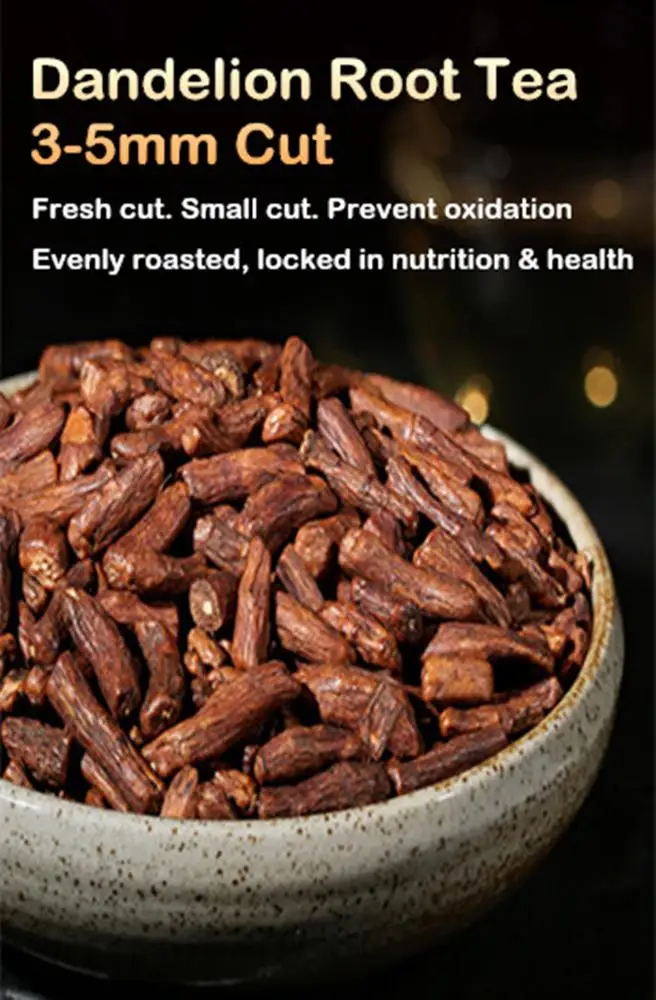 
Organic Roasted Dandelion Root Tea Bags 3-5mm 