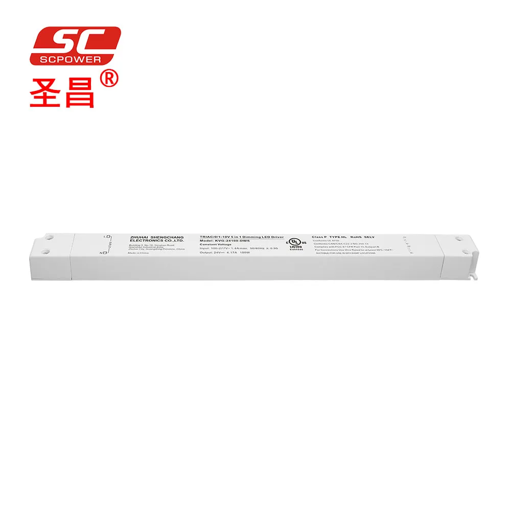  Низкое напряжение 100V 277V Переключая Электропитание 100W 24V 4.17A импульсивный источник питания светодиодного освещения трансформатор