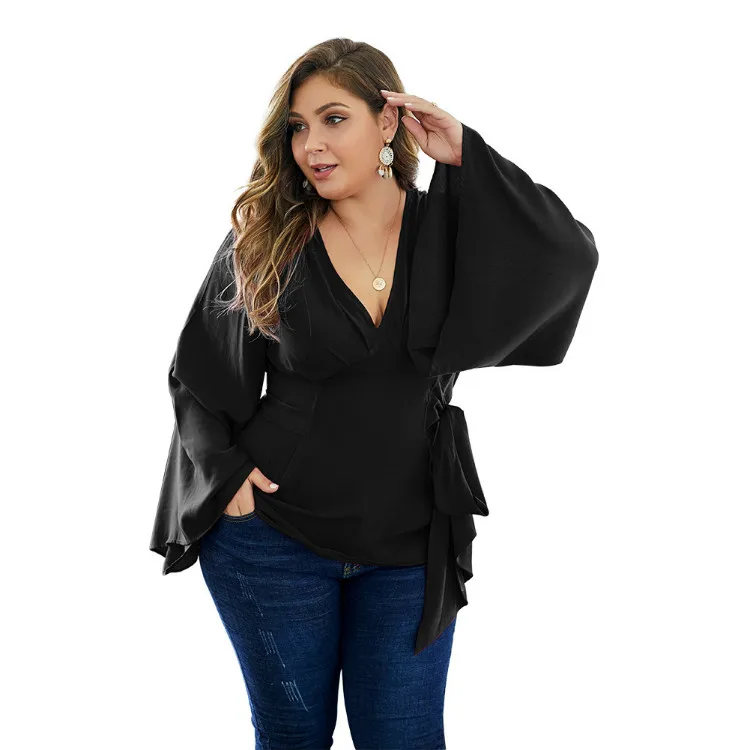 
2020 Sexy Women Shirt Women White Black Red Blouses Long Sleeve Blouses Shirt Plus Size Women Clothing For Low Price 