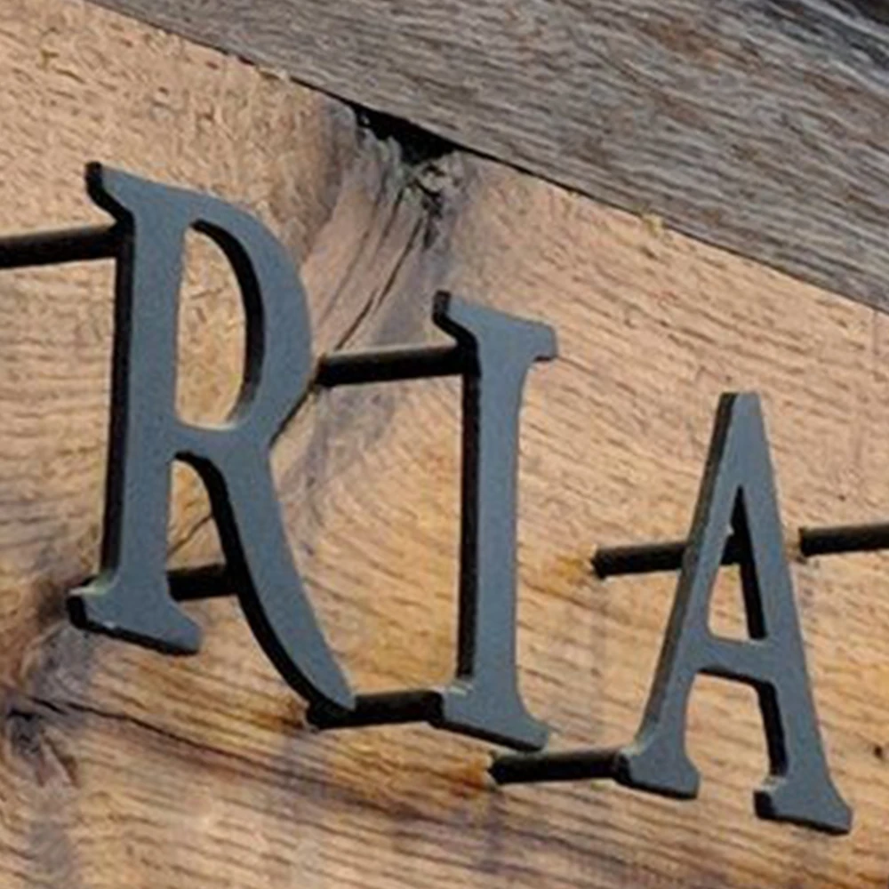 3D Black Custom Metal Letters For Wall Custom Metal Letter Signs For Business Custom Metal Channel Letter