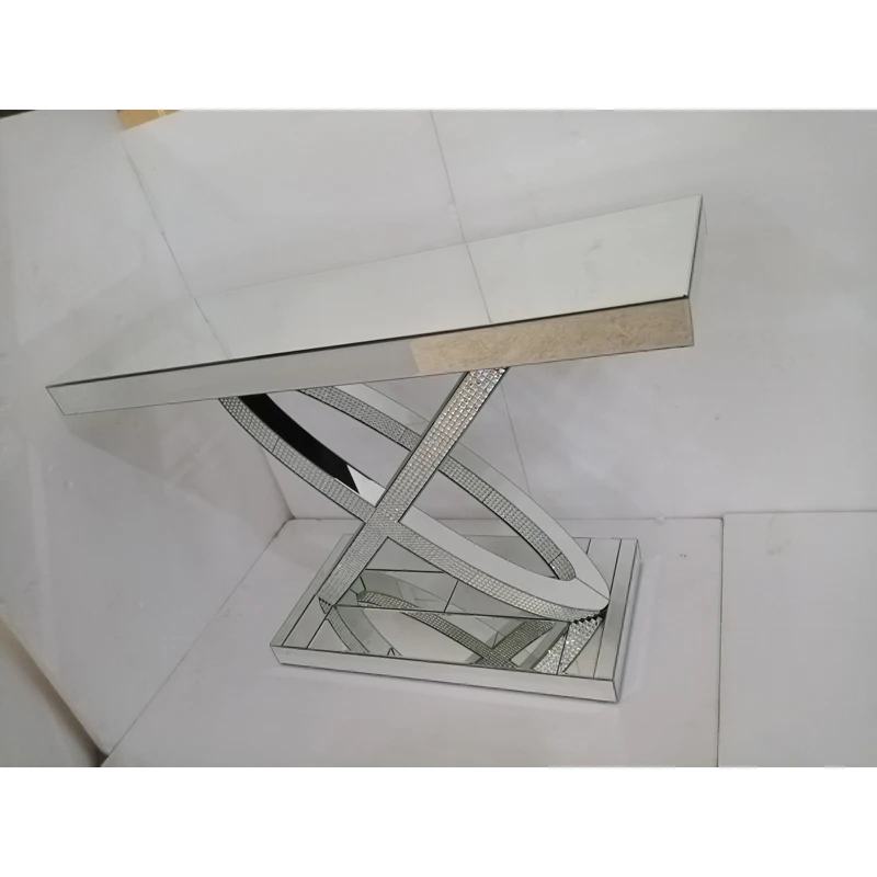 
MDF+Glass household entrance table customize hallway furniture 