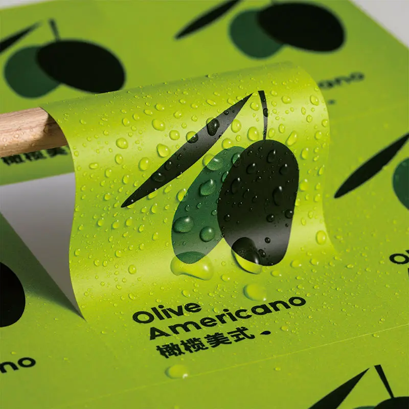 Пользовательские самоклеящиеся виниловые наклейки логотип стикер водонепроницаемый печать рулонных этикеток