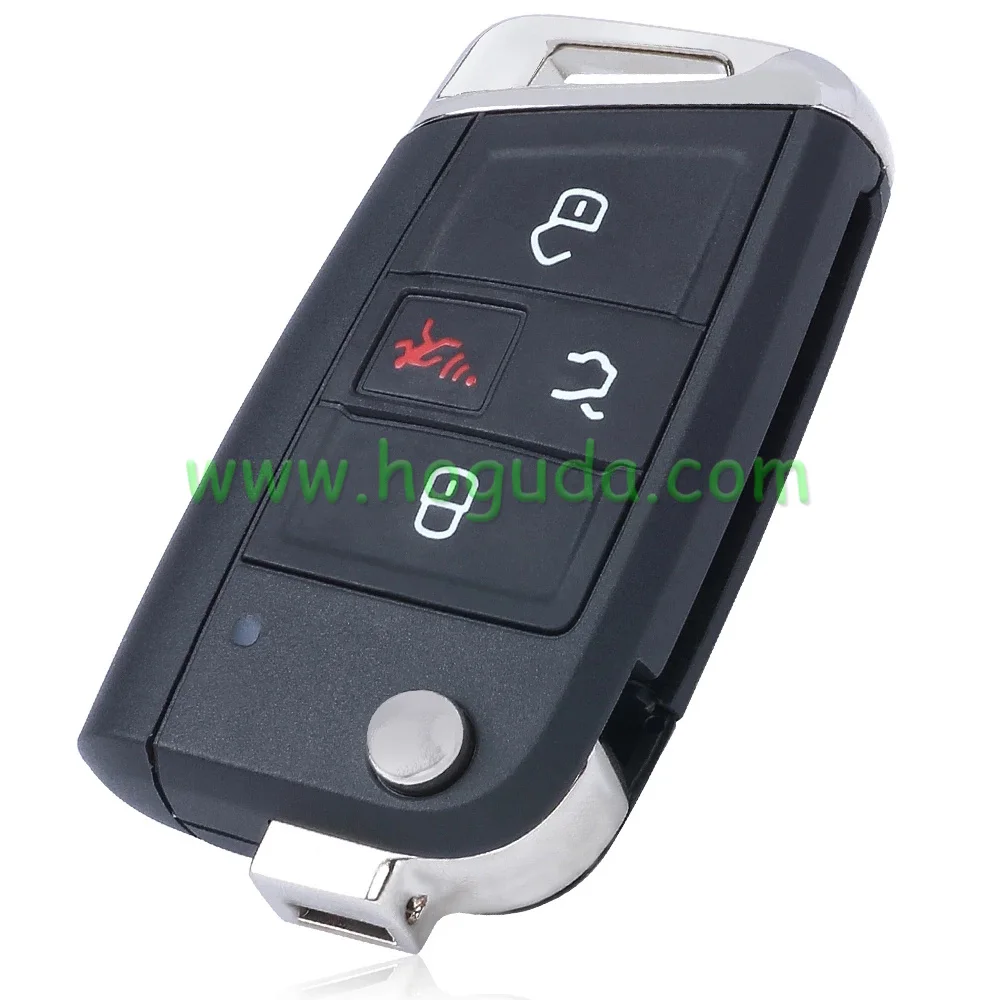 For VW MQB 3+1 button Jetta Passat Prox Flip Key with 315MHz  Megamos AES FCC ID: NBGFS93N P/N: 5K0837202BJ  5K0837202BP