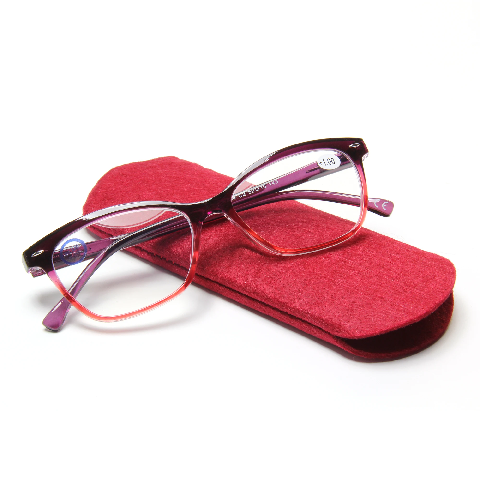 EUGENIA 2022 Fashion PC Frame AC Lens Women Reading Glasses Wholesale Custom Logo Unisex Reading Glasses