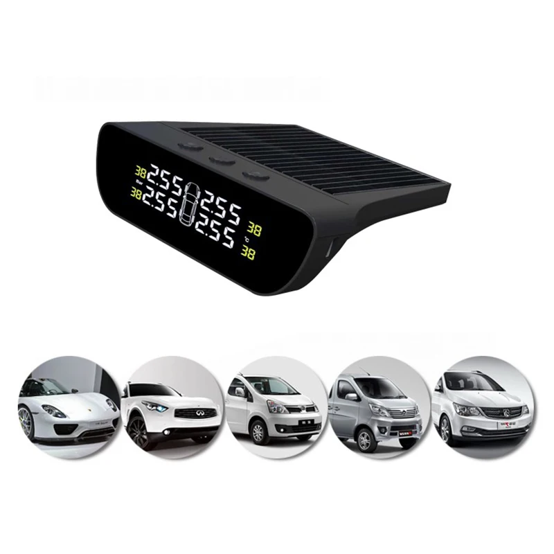 
Pressure monitor external sensor automobile tire monitoring system 